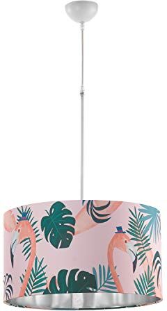 ONLI Sospensione Flamingo D.45, Rosa, Verde, Bianco