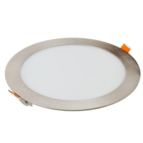 Generico UNIVERSO PANNELLO LED SMD ROTONDO 18W DA INCASSO SATINATO ULTRA SLIM COMPLETO DI DRIVER 3000K 4000K 6500K (BIANCO FREDDO)