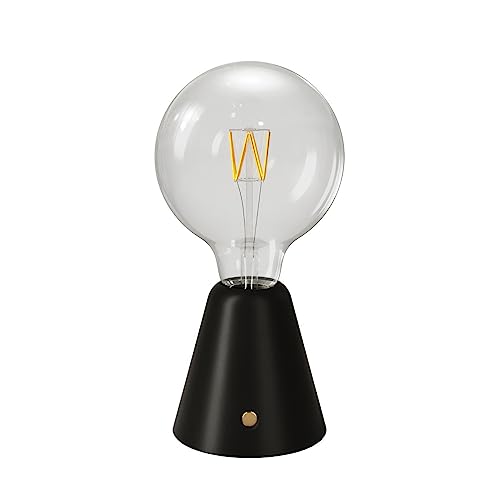 Creative Lampada portatile ricaricabile Cabless01 con lampadina globo G125 Con lampadina, Nero