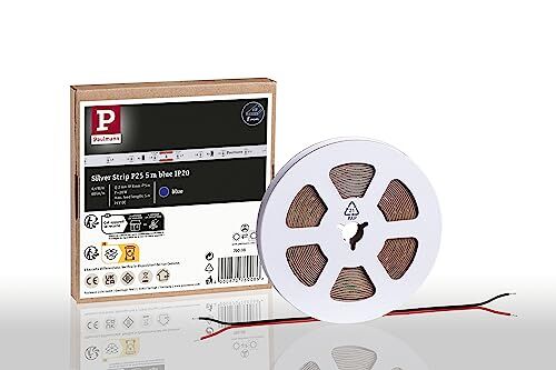 Paulmann Strip PRO Silver P25 5m 20W 60lm/m 60LEDs/m Striscia, LED Blu