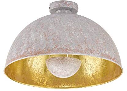 WOFI Lampada da soffitto 60 W, Grau