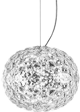 Kartell Planet Lampada a Sospensione 22 W, Cristallo