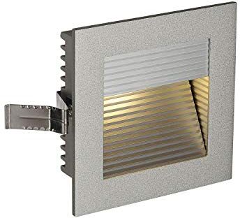 SLV CADRA/Illuminazione da Parete Interni, LED, Lampada a Incasso, faretto da soffitto / 3000K 1W 90lm Grigio 1 W