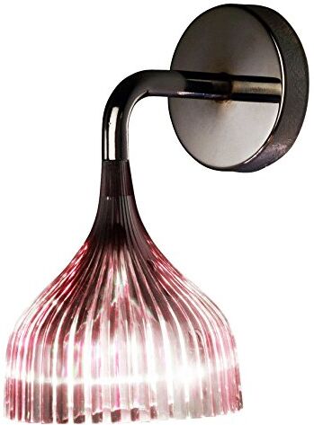 Kartell lampada applique E14, Rosa, Ø 13,5 cm H 14,5 cm