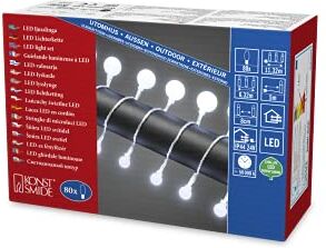 Konstsmide LED catena luminosa, in plastica, trasparente