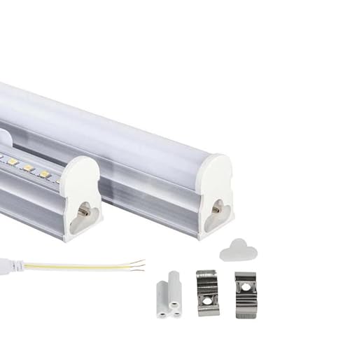 Generico UNIVERSO TUBO NEON LED SMD T5 PLAFONIERA RACCORDABILE DA 150CM 30 WATT 3300 LUMEN (BIANCO CALDO)