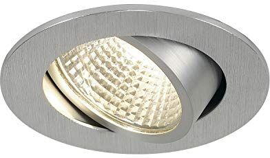 SLV Incasso New TRIA 68 I CS LED, Stelo, faretto, Lampada da soffitto / 3000K 5,3W 300lm Alluminio 38 Gradi 5.3 W