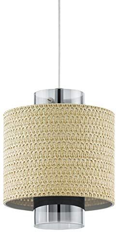 Eglo MEDIOUNA Lampadario a Sospensione, Beige