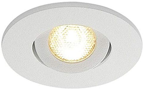 SLV Incasso New TRIA Mini Set LED, Stelo, faretto, Lampada da soffitto / IP20/IP44 3000K 4,4W 155lm Bianco 30 Gradi 4.4 W