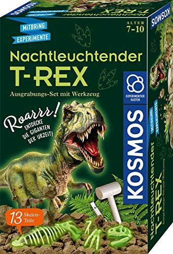 Kosmos - Luce Notturna T-Rex Kit per esperimenti, Multicolore,