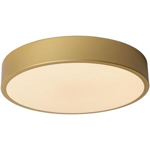 LUCIDE UNAR Plafoniera Diametro 30 cm LED Dim. 1 x 18 W 2700 K 3 StepDim Oro Opaco/Ottone LUCIDE UNAR Plafoniera Diametro 30 cm LED Dim. 1 x 18 W 2700 K 3 StepDim Oro Opaco/Ottone