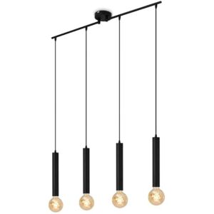 BRILONER - Retro 85 cm - Nera opaca - Lampadario a sospensione BRILONER - Retro 85 cm - Nera opaca - Lampadario a sospensione