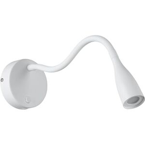 Eglo Lampada da parete a LED Olivandino 1, collo di cigno, luce lettura muro, per camera letto, con interruttore e ricarica USB, in metallo plastica bianca, bianco caldo Eglo Lampada da parete a LED Olivandino 1, collo di cigno, luce lettura muro, per camera letto, con interruttore e ricarica USB, in metallo plastica bianca, bianco caldo