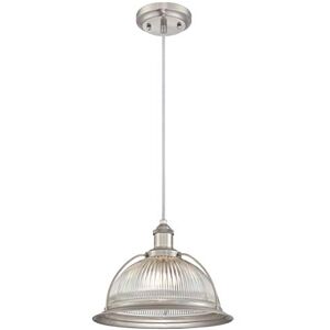 Westinghouse Lighting Lampada a Sospensione per Interni Monoluce, Nichel Spazzolato Westinghouse Lighting Lampada a Sospensione per Interni Monoluce, Nichel Spazzolato