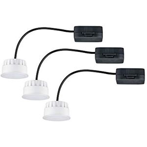 Paulmann Pannello a incasso LED modulo Choose Coin set da 3 tondo 50 mm 3x6W 3x470lm 230V 2700K satinato spot da soffitto plastica 18 W, Insieme di 3 Paulmann Pannello a incasso LED modulo Choose Coin set da 3 tondo 50 mm 3x6W 3x470lm 230V 2700K satinato spot da soffitto plastica 18 W, Insieme di 3