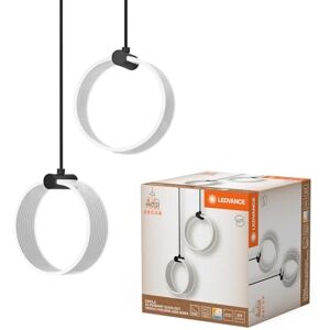 LEDVANCE Lampada a sospensione decorativa Decor Circle, 2 lampadine, PL, 14W, 930lm, 3000K/4200K/6500K, bianco caldo/bianco freddo/luce diurna, Click-CCT, non dimmerabile, IP20, plastica, nero LEDVANCE Lampada a sospensione decorativa Decor Circle, 2 lampadine, PL, 14W, 930lm, 3000K/4200K/6500K, bianco caldo/bianco freddo/luce diurna, Click-CCT, non dimmerabile, IP20, plastica, nero
