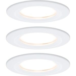 Paulmann 93870 Led Coin Faretto da Incasso Piatto, 3 x 6.8 W, a Intensità Variabile, Ip44 , In Alluminio, 6.8 W, Opaco Paulmann 93870 Led Coin Faretto da Incasso Piatto, 3 x 6.8 W, a Intensità Variabile, Ip44 , In Alluminio, 6.8 W, Opaco