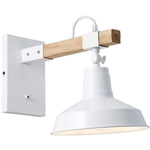Brilliant lampada lampada da parete Hank sospesa bianco lucido 1x A60, E27, 40W, adatto per lampade normali (non incluse) Scala da A ++ a E Con interruttore a levetta Brilliant lampada lampada da parete Hank sospesa bianco lucido 1x A60, E27, 40W, adatto per lampade normali (non incluse) Scala da A ++ a E Con interruttore a levetta