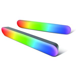 Konix Drakkar Barre di illuminazione gaming LED Flame Illuminazione RGBIC Sincronizzazione musicale Integrazione domotica Tuya Altezza 30 cm Konix Drakkar Barre di illuminazione gaming LED Flame Illuminazione RGBIC Sincronizzazione musicale Integrazione domotica Tuya Altezza 30 cm