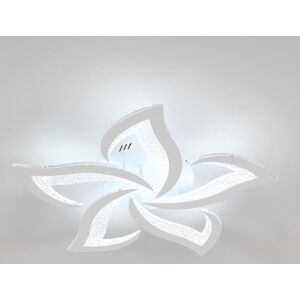 Comely Plafoniera LED da soffitto moderna bianca, 60W, 6750LM. Design elegante a petalo in acrilico, ideale per soggiorno, camera da letto, sala da pranzo o bagno. Luce bianca fredda 6500K, 60cm Comely Plafoniera LED da soffitto moderna bianca, 60W, 6750LM. Design elegante a petalo in acrilico, ideale per soggiorno, camera da letto, sala da pranzo o bagno. Luce bianca fredda 6500K, 60cm