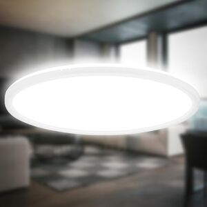 B.K.LICHT - Lampada a soffitto - LED indiretta, sottile 3cm, bianco neutro B.K.LICHT - Lampada a soffitto - LED indiretta, sottile 3cm, bianco neutro