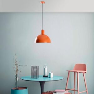 Opviq Elegante lampadario arancione, altezza regolabile 28-117 cm, corpo in metallo, diametro 30 cm, attacco E27, perfetto per spazi moderni, design elegante Opviq Elegante lampadario arancione, altezza regolabile 28-117 cm, corpo in metallo, diametro 30 cm, attacco E27, perfetto per spazi moderni, design elegante