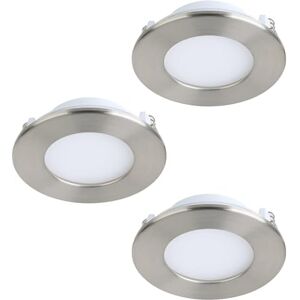 Eglo connect.z Smart Home set di 3 faretti da incasso a Led per il bagno Fueva-Z, in metallo nichel opaco, ultra piatto, Ø 85 mm, ZigBee, app e controllo vocale, colore luce regolabile, IP44 Eglo connect.z Smart Home set di 3 faretti da incasso a Led per il bagno Fueva-Z, in metallo nichel opaco, ultra piatto, Ø 85 mm, ZigBee, app e controllo vocale, colore luce regolabile, IP44
