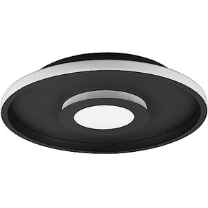Trio-Leuchten Trio, Plafoniera, Ascari incl. 1 x LED,SMD,35,0 Watt,3000K,4100 Lm. Plastica, Bianco, Finitura: Metallo, nero opaco Ø:40,0cm, A:6,8cm Dimmerabile tramite interrutto,IP44 Trio-Leuchten Trio, Plafoniera, Ascari incl. 1 x LED,SMD,35,0 Watt,3000K,4100 Lm. Plastica, Bianco, Finitura: Metallo, nero opaco Ø:40,0cm, A:6,8cm Dimmerabile tramite interrutto,IP44