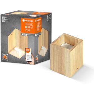 LEDVANCE SMART+ DECOR Wood plafoniera WiFi, 8W, 640lm, luce bianca regolabile (da 3000K a 6500K), dimmerabile, controllo da app, compatibile con Amazon, Google, ecc. LEDVANCE SMART+ DECOR Wood plafoniera WiFi, 8W, 640lm, luce bianca regolabile (da 3000K a 6500K), dimmerabile, controllo da app, compatibile con Amazon, Google, ecc.