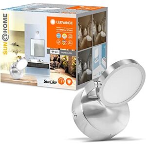 LEDVANCE SUN@HOME Bathroom Round lampada da bagno 110mm IP44, 7,5W, 520lm, luce bianca regolabile (da 2200K a 5000K), dimmerabile, adatta automaticamente la luce al bioritmo, protezione IP44, cromo LEDVANCE SUN@HOME Bathroom Round lampada da bagno 110mm IP44, 7,5W, 520lm, luce bianca regolabile (da 2200K a 5000K), dimmerabile, adatta automaticamente la luce al bioritmo, protezione IP44, cromo
