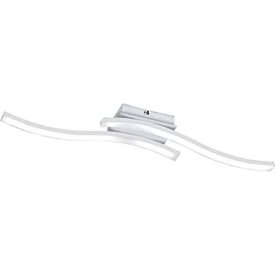 RL LIVE YOUR LIGHT Reality Leuchten Route Lampada da soffitto a LED, in metallo bianco opaco, con 2 LED da 5 Watt RL LIVE YOUR LIGHT Reality Leuchten Route Lampada da soffitto a LED, in metallo bianco opaco, con 2 LED da 5 Watt