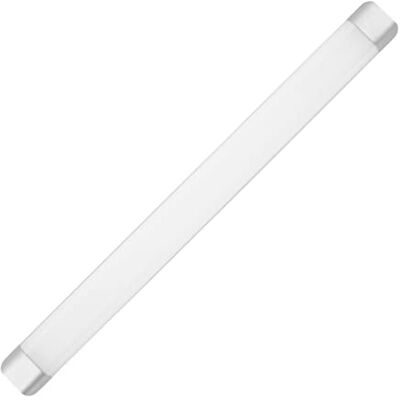 REV FLUX Lampada da soffitto a LED, 120 cm, lampada da parete 48 W, 4800 lm, 4000 K, colore: Argento REV FLUX Lampada da soffitto a LED, 120 cm, lampada da parete 48 W, 4800 lm, 4000 K, colore: Argento
