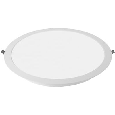 GTV FABRO LED Faretto da incasso piatto 18 W 1800 lm – Lampada da soffitto rotonda 4000 K bianco neutro IP40 – Pannello LED da incasso AC 220 – 240 V – Ø 23 cm GTV FABRO LED Faretto da incasso piatto 18 W 1800 lm – Lampada da soffitto rotonda 4000 K bianco neutro IP40 – Pannello LED da incasso AC 220 – 240 V – Ø 23 cm