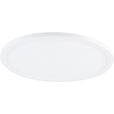 Eglo Led faretto da incasso Fueva Flex, spot Led in alluminio, superficie luminosa in plastica bianca, profondità di montaggio 25mm, bianco caldo, Ø 22,5cm Eglo Led faretto da incasso Fueva Flex, spot Led in alluminio, superficie luminosa in plastica bianca, profondità di montaggio 25mm, bianco caldo, Ø 22,5cm
