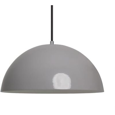 bamyum Lipeo Lampadario e sospensioni vintage, Ø 26 cm, in metallo, E27, per camera da letto, sala da pranzo e soggiorno, colore grigio bamyum Lipeo Lampadario e sospensioni vintage, Ø 26 cm, in metallo, E27, per camera da letto, sala da pranzo e soggiorno, colore grigio