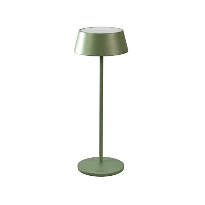 Konstsmide Lampada da tavolo a LED Menton verde/grigio indoor/outdoor senza fili 11 x 30 x 11 cm Konstsmide Lampada da tavolo a LED Menton verde/grigio indoor/outdoor senza fili 11 x 30 x 11 cm