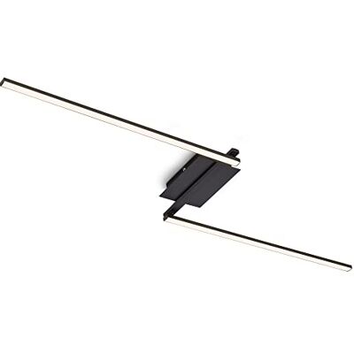 BRILONER Lampada a soffitto LED 143,6 cm 12 W nera BRILONER Lampada a soffitto LED 143,6 cm 12 W nera