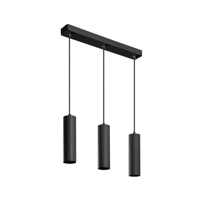 GTV Lighting Lampada a Sospensione Moderna LED TRESOS II per Interni Scandinavi Minimalisti, Lampadario a Sospensione con Cavo di Lunghezza Regolabile, 3xGU10, Alluminio, IP20, Max. 3x20W, Nero GTV Lighting Lampada a Sospensione Moderna LED TRESOS II per Interni Scandinavi Minimalisti, Lampadario a Sospensione con Cavo di Lunghezza Regolabile, 3xGU10, Alluminio, IP20, Max. 3x20W, Nero