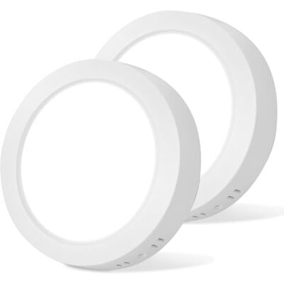 Aigostar Lampada da Soffitto LED Bagno, 12W Equivalente a 113W, alta luminosità, Plafoniera LED Soffitto 6500K Luce bianca fredda, Plafoniera dritta led per Soggiorno Sala da Pranzo, Ø17.4cm,2pcs Aigostar Lampada da Soffitto LED Bagno, 12W Equivalente a 113W, alta luminosità, Plafoniera LED Soffitto 6500K Luce bianca fredda, Plafoniera dritta led per Soggiorno Sala da Pranzo, Ø17.4cm,2pcs