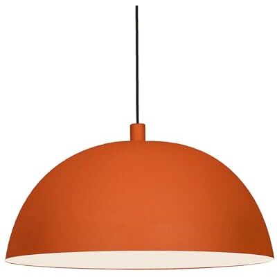 bamyum Lampadario a Sospensione Vintage Industriale, Lampada Arancione 26 cm Diametro bamyum Lampadario a Sospensione Vintage Industriale, Lampada Arancione 26 cm Diametro