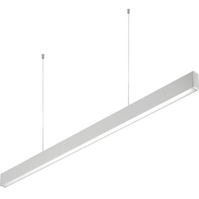 GTV Lampada a Sospensione LED Lineare LIVIA, Design Moderno, Luce Naturale 4000K, Lunga 120 cm, 40W 3600lm, IP20, per Ufficio e Casa, Bianco GTV Lampada a Sospensione LED Lineare LIVIA, Design Moderno, Luce Naturale 4000K, Lunga 120 cm, 40W 3600lm, IP20, per Ufficio e Casa, Bianco
