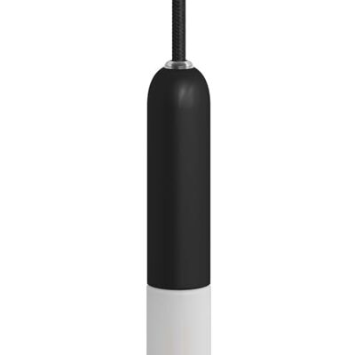 Creative Kit Portalampada E14 in metallo (29 mm Ø x 98 mm, nero) – Serracavo in termoplastica trasparente – Compatibile con cavi e rosoni acquistabili separatamente Creative Kit Portalampada E14 in metallo (29 mm Ø x 98 mm, nero) – Serracavo in termoplastica trasparente – Compatibile con cavi e rosoni acquistabili separatamente