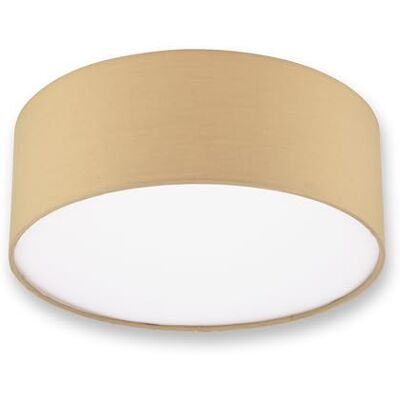 REV Deckenleuchte – Deckenlampe Rund 30 cm mit Stoff-Lampenschirm im modernen Look – ideal für Schlafzimmer, Wohnzimmer & Kinderzimmer, cappuccino REV Deckenleuchte – Deckenlampe Rund 30 cm mit Stoff-Lampenschirm im modernen Look – ideal für Schlafzimmer, Wohnzimmer & Kinderzimmer, cappuccino