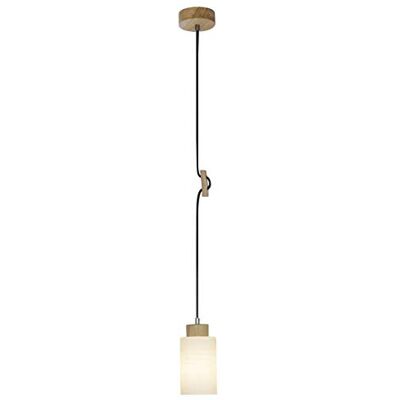 Brilliant lampada Nature lampada a sospensione 1 lampada rovere/bianco 1x A60, E27, 60W, adatto per lampade standard (non incluse) Scala da A ++ a E Legno proveniente da foreste sostenibi Brilliant lampada Nature lampada a sospensione 1 lampada rovere/bianco 1x A60, E27, 60W, adatto per lampade standard (non incluse) Scala da A ++ a E Legno proveniente da foreste sostenibi