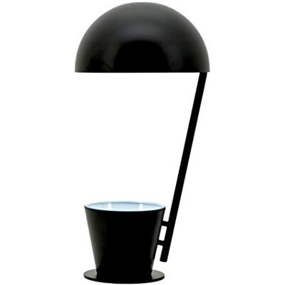 LUSSIOL Lampada da Scrivania Metallo, 40 W, Nero, ø20 x H40 cm LUSSIOL Lampada da Scrivania Metallo, 40 W, Nero, ø20 x H40 cm