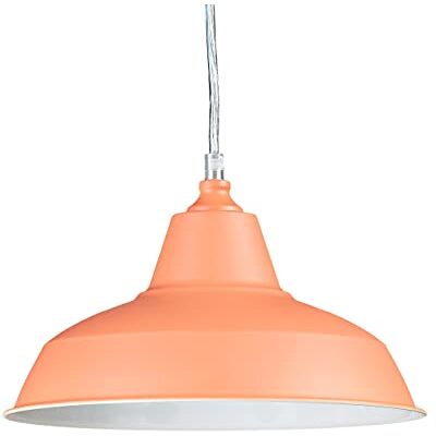 Relaxdays Lampadario a Sospensione Industrial, Lampada da Soffitto in Metallo e Legno E27, 112x28x28 cm ca, Arancione, 112 x 28 x 28 cm Relaxdays Lampadario a Sospensione Industrial, Lampada da Soffitto in Metallo e Legno E27, 112x28x28 cm ca, Arancione, 112 x 28 x 28 cm