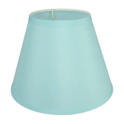 Creative Transitional Hardback Empire Shape Construction Light Blue, 22,9 cm di larghezza (12,7 x 22,9 x 17,8 cm) paralume UNO LAMP Creative Transitional Hardback Empire Shape Construction Light Blue, 22,9 cm di larghezza (12,7 x 22,9 x 17,8 cm) paralume UNO LAMP