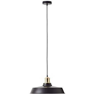 Brilliant lampada Sutherland lampada a sospensione 40cm nero opaco/ottone spazzolato 1x lampade normali A60, E27, 40W, gf non specificate Regolabile in altezza/cavo può essere accorciato Brilliant lampada Sutherland lampada a sospensione 40cm nero opaco/ottone spazzolato 1x lampade normali A60, E27, 40W, gf non specificate Regolabile in altezza/cavo può essere accorciato