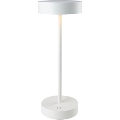 Lumisky Lampada da scrivania senza fili in alluminio bianco LED bianco dimmerabile H29cm Lumisky Lampada da scrivania senza fili in alluminio bianco LED bianco dimmerabile H29cm