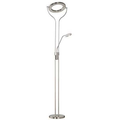 WOFI Azione by a lampada da terra, metallo, 22 W, integrato, Nichel Opaco, 30 x 30 x 180 cm WOFI Azione by a lampada da terra, metallo, 22 W, integrato, Nichel Opaco, 30 x 30 x 180 cm